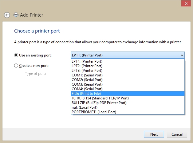 generic text only printer driver download